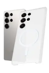 Newface Samsung Galaxy S25 Ultra Kılıf Pc Zara Magsafe Şeffaf Kılıf - Şeffaf