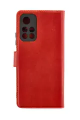 Newface Xiaomi Redmi Note 11t Kılıf Trend S Plus Kapaklı Kılıf - Kırmızı