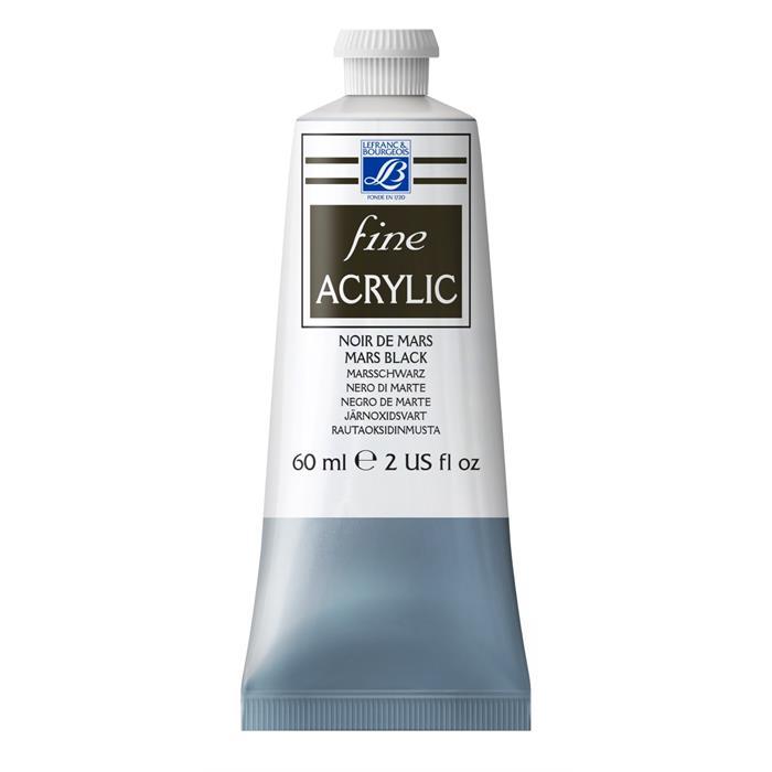 Fine Akrilik Boya 60ml N:271 Mars Black