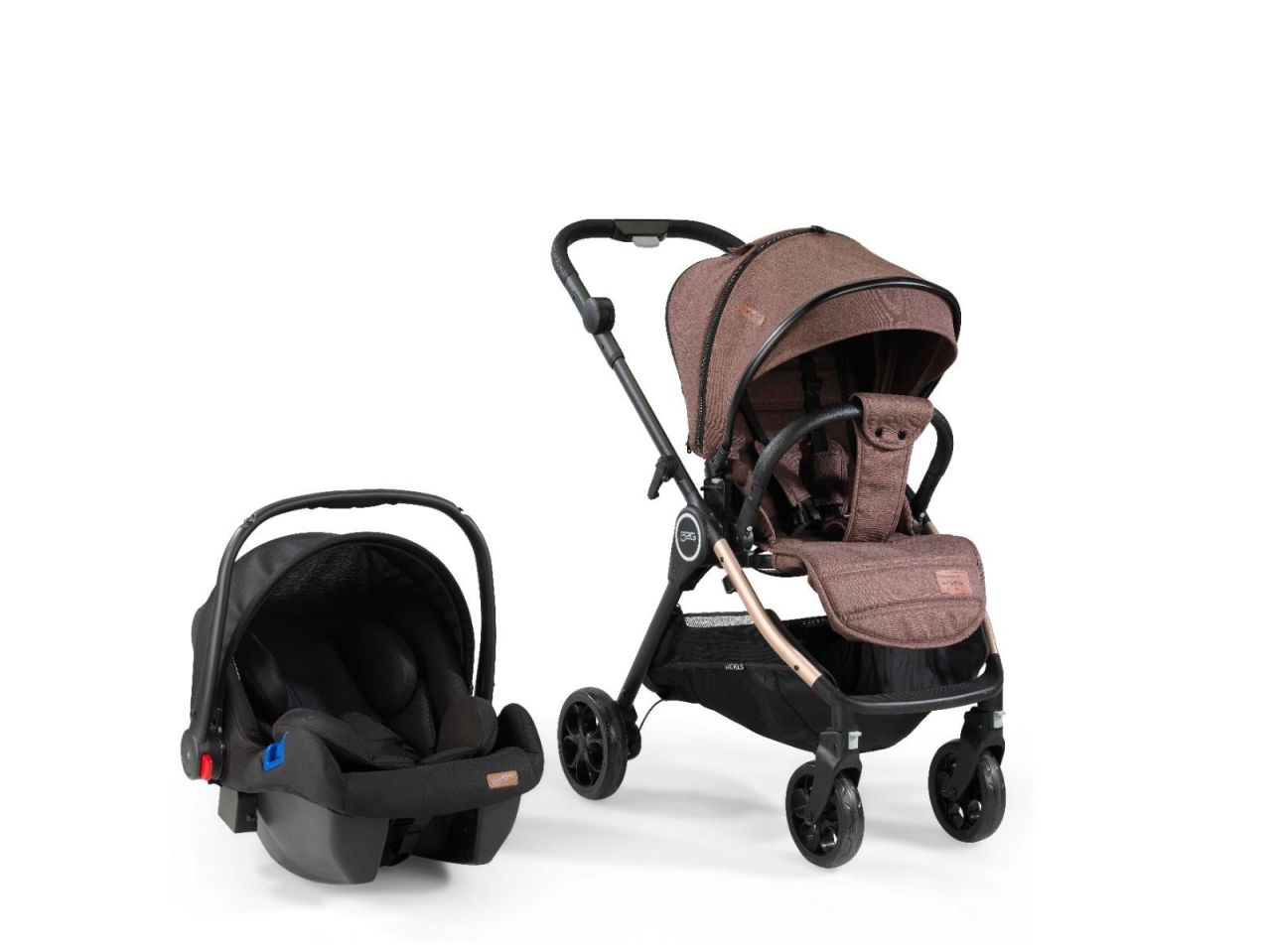 Baby2Go 2037 Mc Plus Travel Sistem Bebek Arabası - Kahve