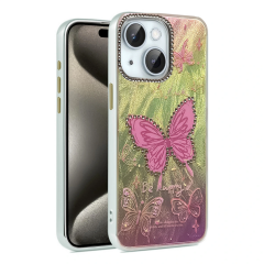 İphone 15 Kılıf Blade Aynalı Desenli Kapak - Desen 5