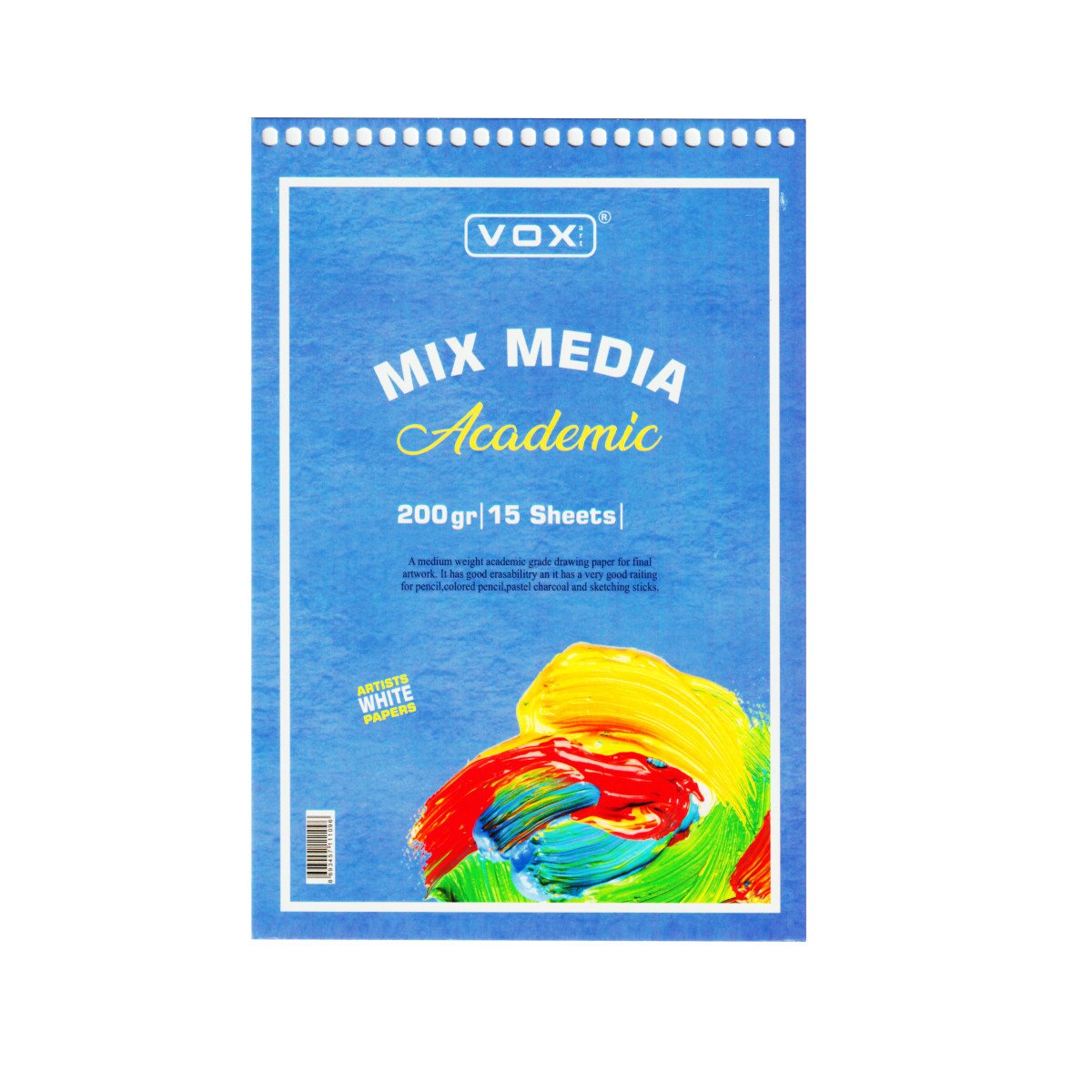 Mixed Media Akademic Çok Amaçlı Blok 200gr A4 15 Yaprak