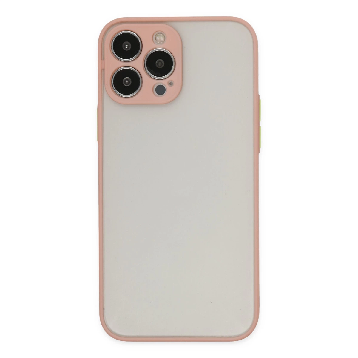 İphone 14 Pro Kılıf Montreal Silikon Kapak - Pembe