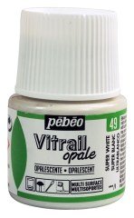 Vitrail Cam Boyası 45ml - 49 Super White (Opak)