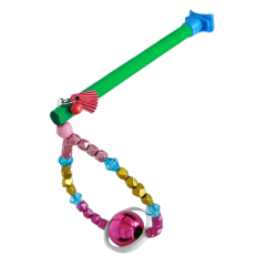 Markapet Tünekli Döner Toplu Kuş Oyuncağı 10 cm-16 cm Yeşil