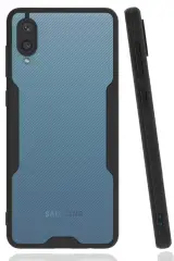 Newface Samsung Galaxy A02 Kılıf Platin Silikon - Siyah