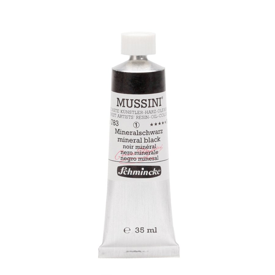 Mussini Yağlı Boya 35ml. Seri 1 N:783 Mineral Black