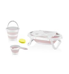 Babyjem Katlanır Banyo Seti - Pembe