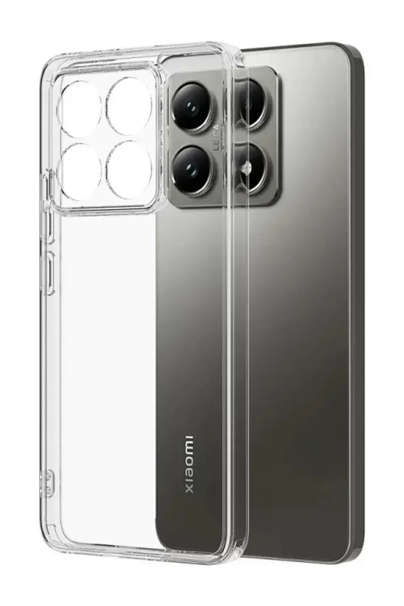 Newface Xiaomi Mi 15t Lüx Şeffaf Silikon - Şeffaf