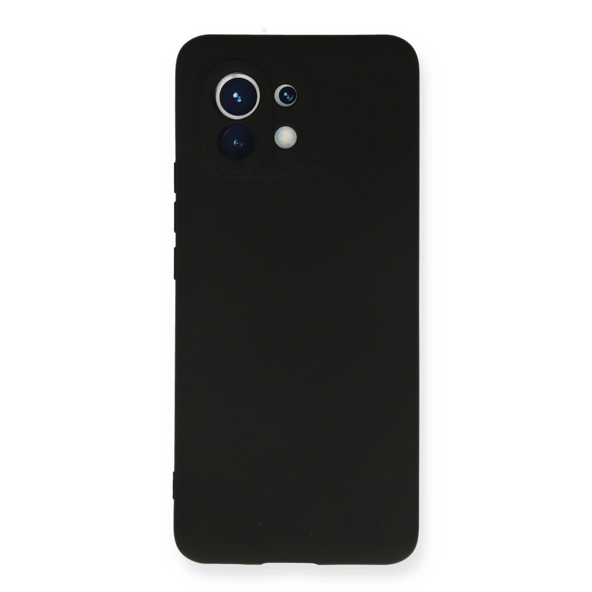 Xiaomi Mi 11 Kılıf Nano İçi Kadife Silikon - Siyah