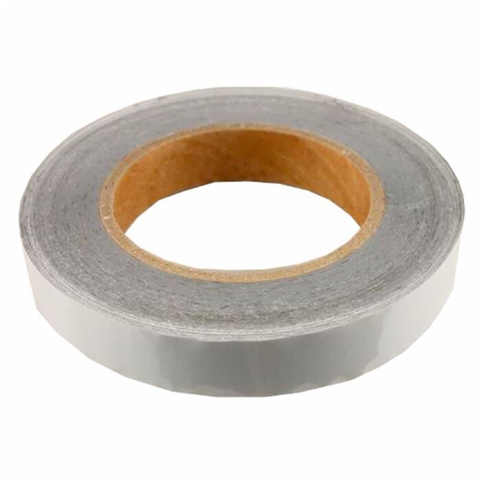 Reflektif Fosfor Şerit Bant Reflektör Beyaz 2cm x 25 Metre