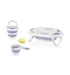 Babyjem Katlanır Banyo Seti - Mavi