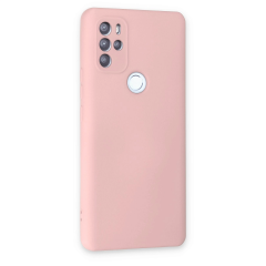 General Mobile Gm 21 Pro Kılıf Nano İçi Kadife Silikon - Pudra