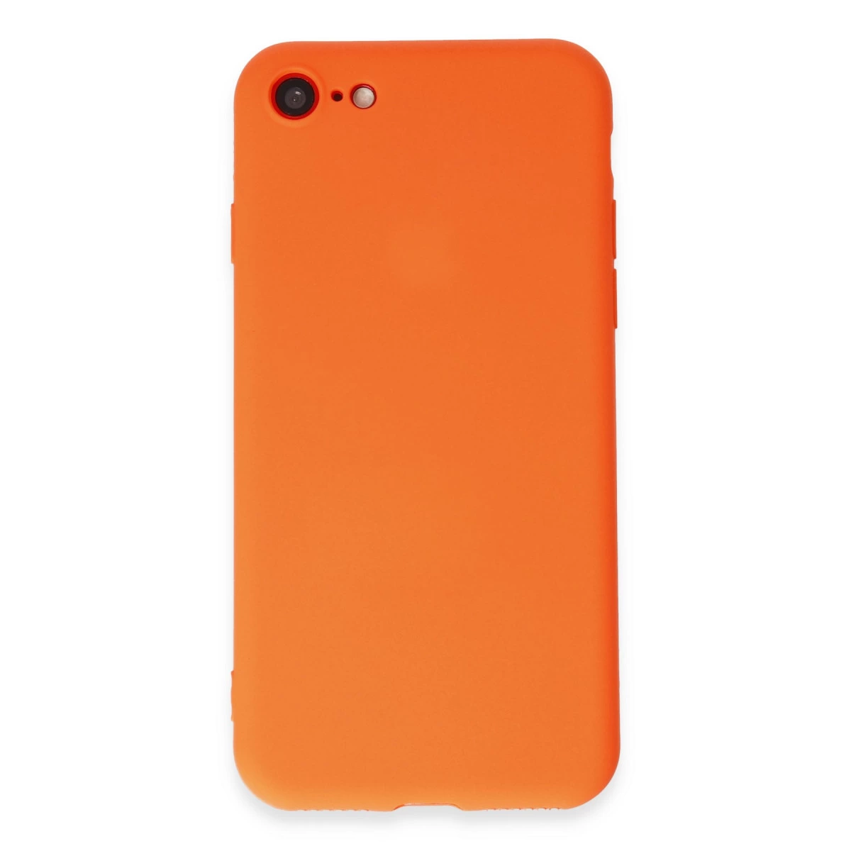 İphone 7 Kılıf First Silikon - Parlak Turuncu