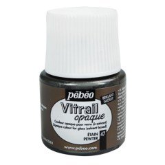 Vitrail Cam Boyası 45ml - 47 Pewter (Opak)