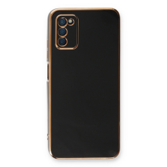 Samsung Galaxy A03s Kılıf Volet Silikon - Siyah