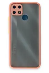 Newface Realme C25 Kılıf Montreal Silikon Kapak - Pembe