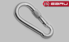 Ebru Vidalı Karabina, Kanca, Çengel 6mm - 50 Adet