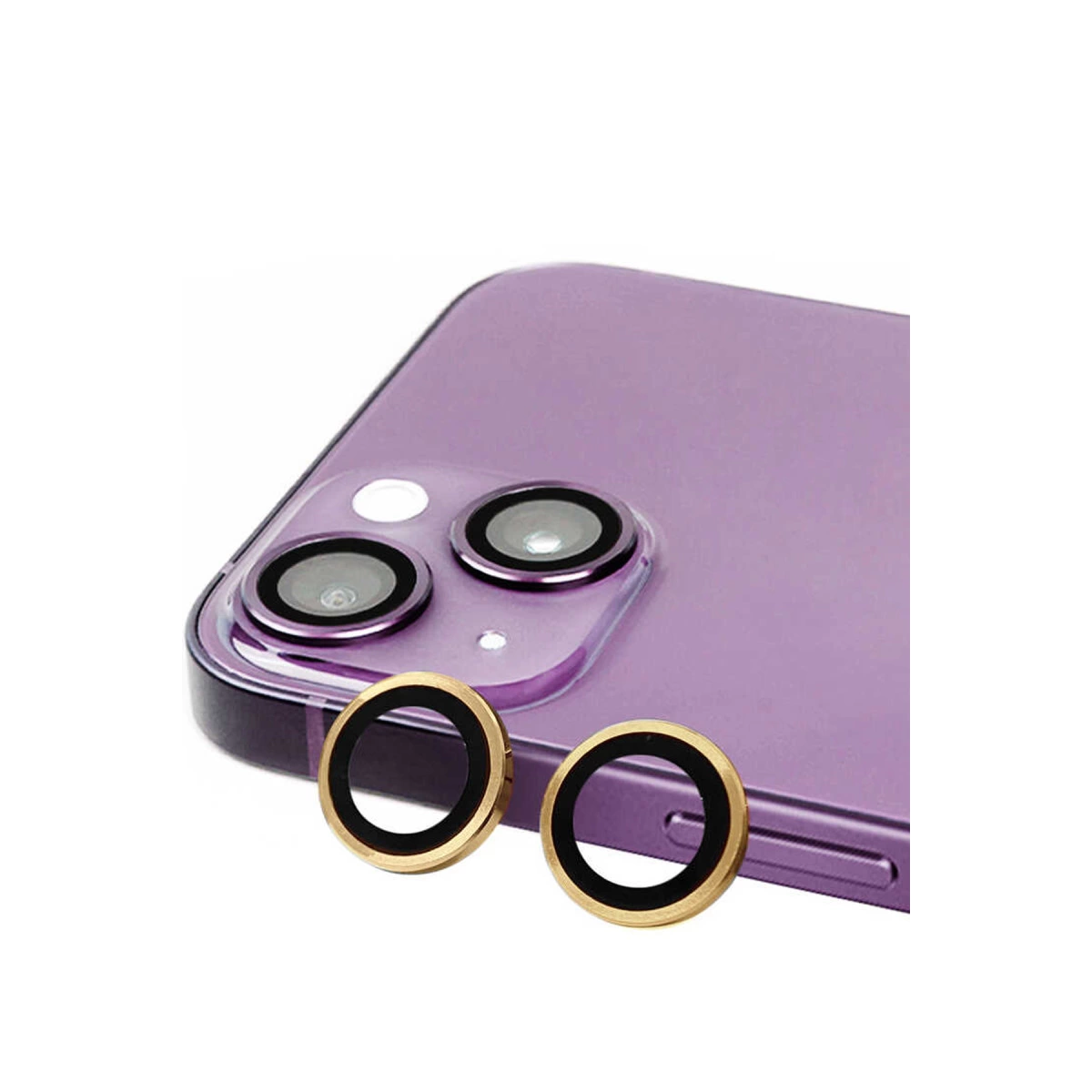 İphone 15 Raze Metal Kamera Lens - Sarı