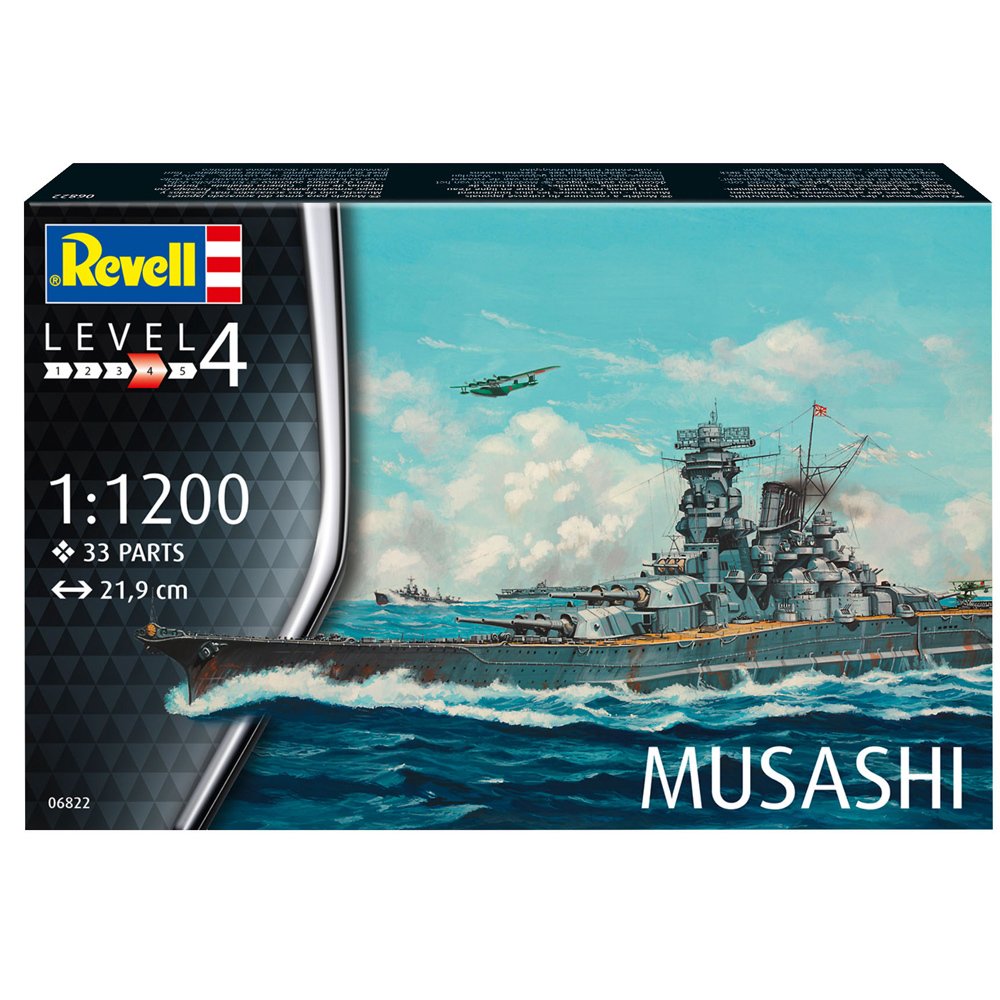 Musashi Model Savaş Gemisi 1:1200 N:6822