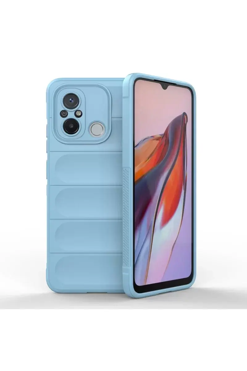 Newface Xiaomi Redmi 12c Kılıf Optimum Silikon - Sky Blue