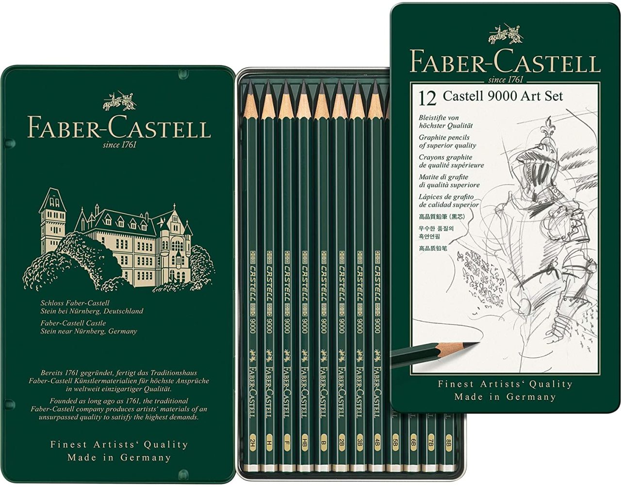 9000 Dereceli Kalem Art Set (8B-2H)