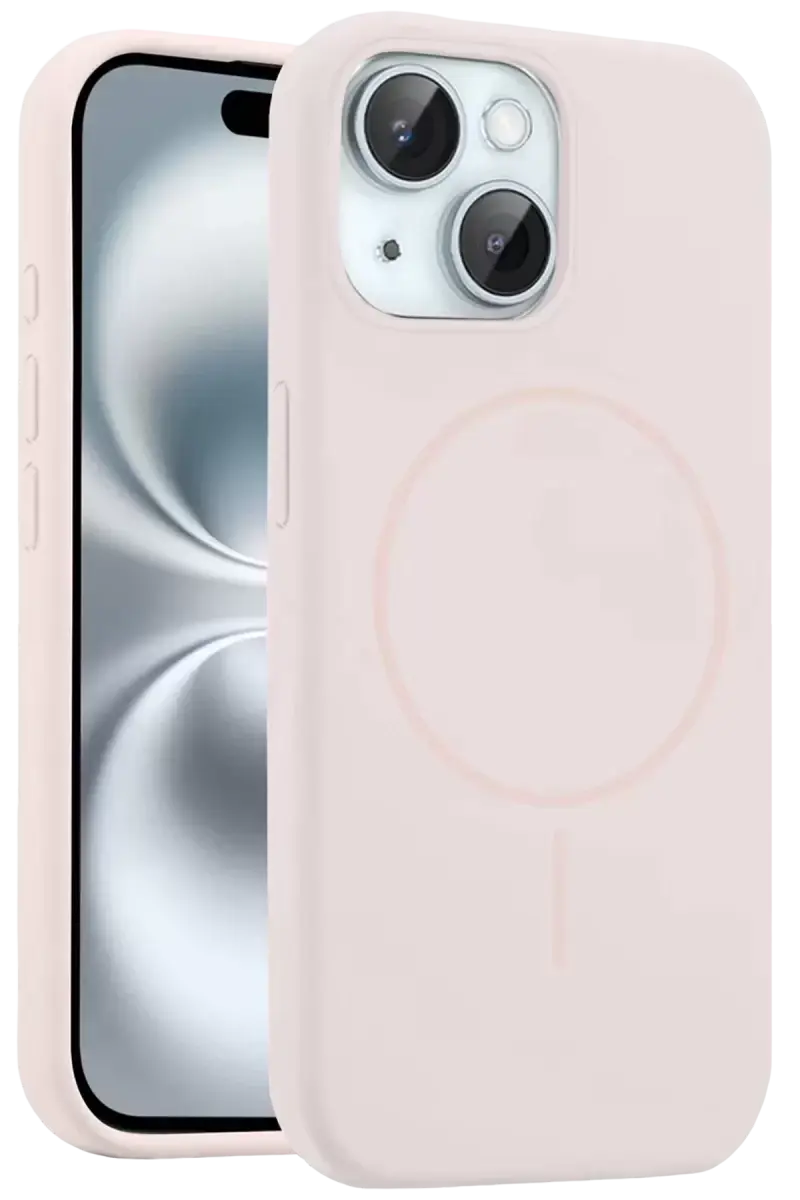 Joko Apple İphone 15 Kılıf Jully Magsafe Kapak - Pudra