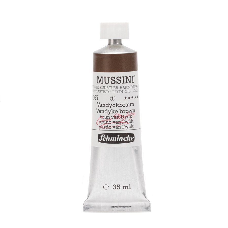 Mussini Yağlı Boya 35ml. Seri 1 N:667 Vandyke Brown