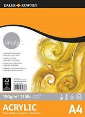 Simply Akrilik Blok - A4 - 190gr - 16 yaprak