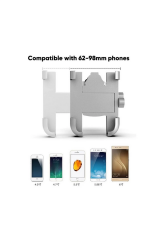 Alüminyum Gövdeli Metal Ayna Bağlantılı Motosiklet Telefon Tutucu 7 İnç Xl