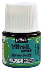 Vitrail Cam Boyası 45ml - 43 Ocean Blue (Opak)