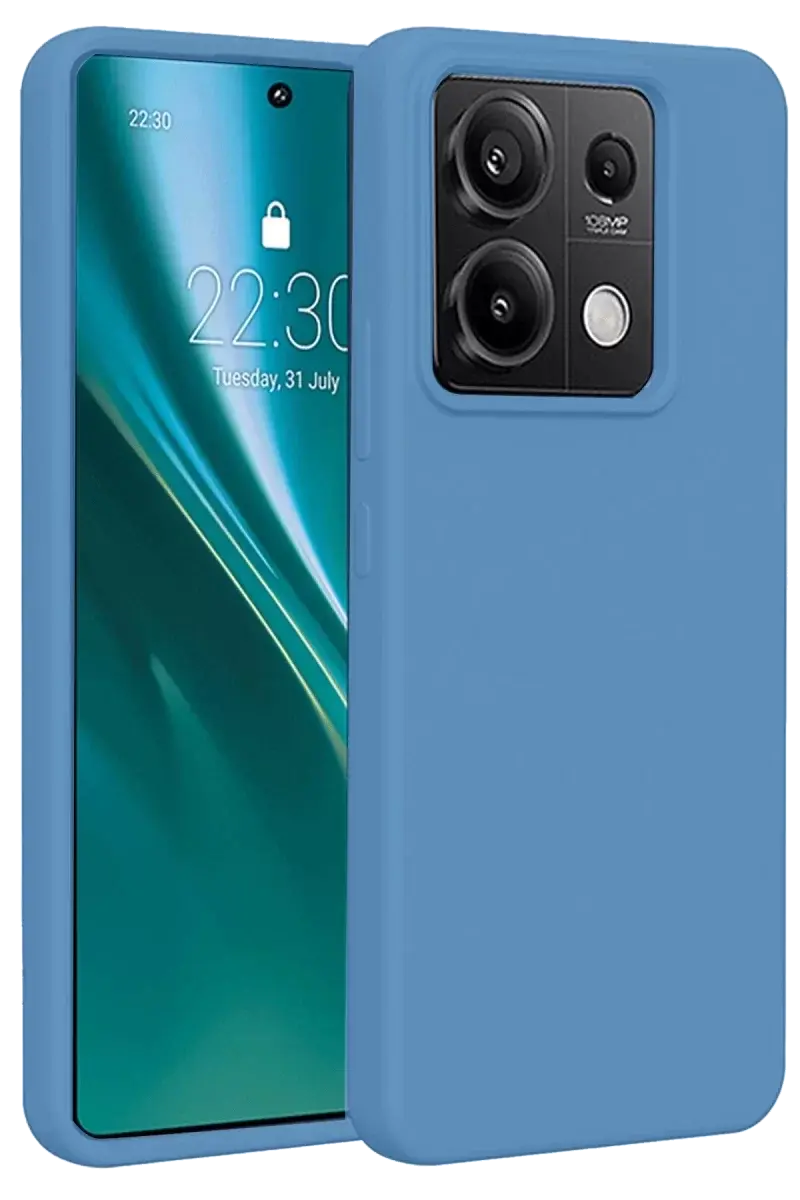 Newface Xiaomi Redmi Note 13 Pro 4g Kılıf First Silikon - Mavi
