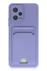 Newface Xiaomi Poco X5 5g Kılıf Kelvin Kartvizitli Silikon - Lila