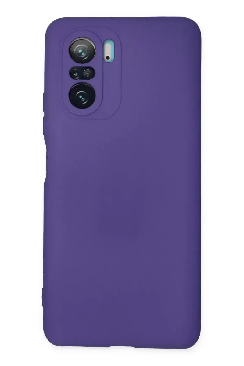 Newface Xiaomi Poco F3 Kılıf Nano İçi Kadife Silikon - Mor
