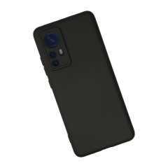 Xiaomi Mi 12 Kılıf Nano İçi Kadife Silikon - Siyah