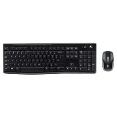 Logitech Mk270 Kablosuz Klavye Set Mm Q Tr Siyah