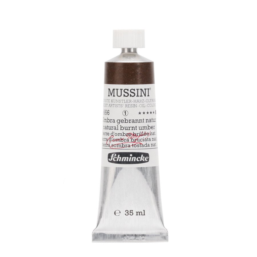 Mussini Yağlı Boya 35ml. Seri 1 N:666 Natural Burnt Umber