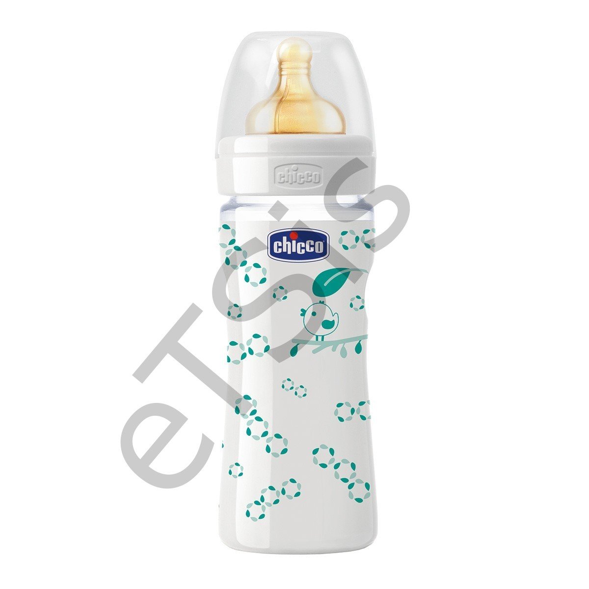 Chicco Desenli Cam Kauçuk Biberon - 240 ML