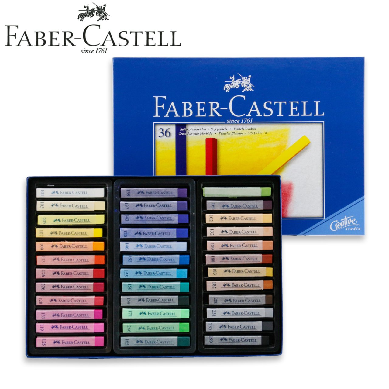 Soft Pastels, Toz Pastel Set 36 Renk