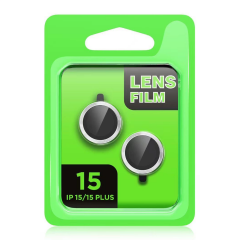 İphone 15 Plus Raze Metal Kamera Lens - Sarı