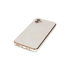 Samsung Galaxy A04 Kılıf Volet Silikon - Beyaz