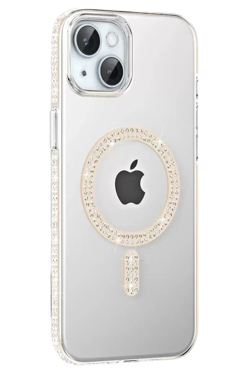 Joko Apple İphone 14 Move Taşlı Magsafe Kapak - Pembe