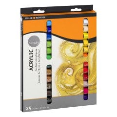 Simply Akrilik Boya Seti 24x12ml