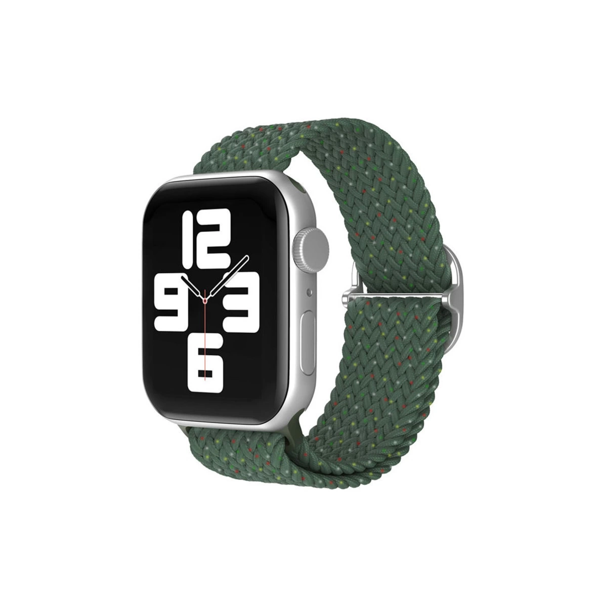 Watch 42mm  Kordon - Benekli Koyu Yeşil