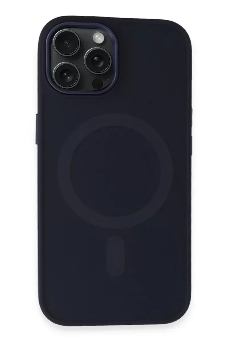 Newface İphone 15 Pro Max Kılıf Oslo Magsafe Kapak - Lacivert