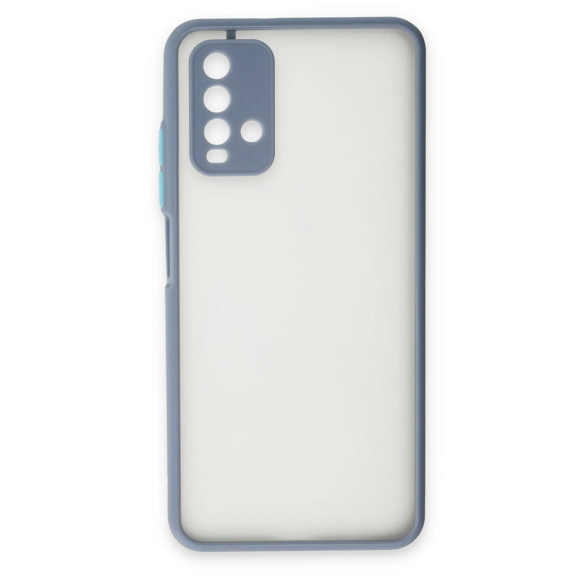 Xiaomi Redmi 9t Kılıf Montreal Silikon Kapak - Gri