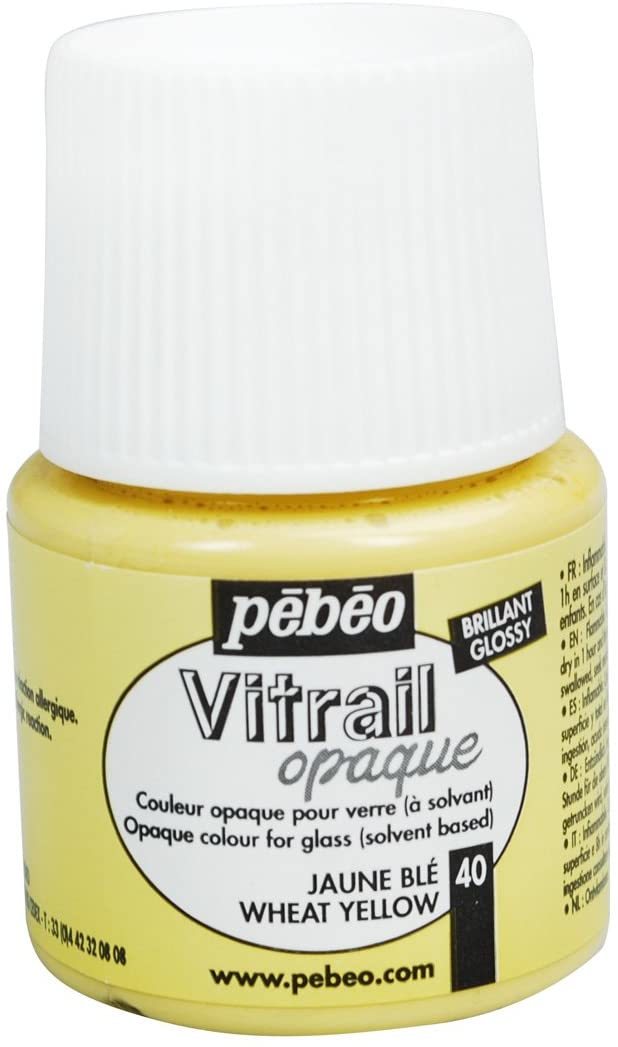 Vitrail Cam Boyası 45ml - 40 Wheat Yellow (Opak)
