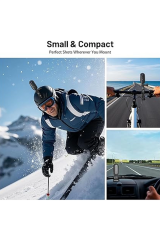 Mini Wıfı Aksiyon Kamerası 1080p Taşınabilir Vücut Kamerası Giyilebilir Video Kaydedici Ipx7 Su Geçirmez