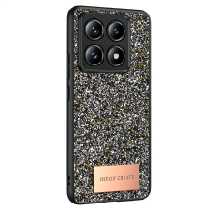 Onegif Xiaomi Mi 14t Pro Bright Simli Kapak - Gümüş