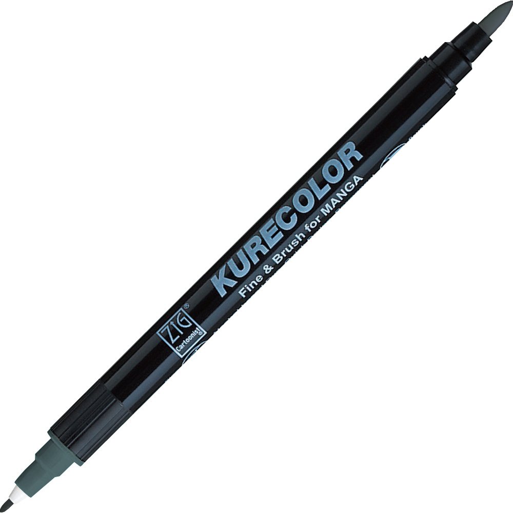 Kurecolor Fine&Brush For Manga Çift Taraflı Kalem N:846 Green Gray 4
